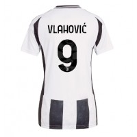 Camiseta Juventus Dusan Vlahovic #9 Primera Equipación para mujer 2024-25 manga corta